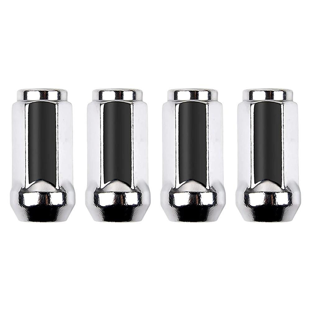 

4 PCS M14X1.5 Lug Nuts, Replacement for Silverado, Ford, Chrome Closed End Bulge Acorn Lug Nuts
