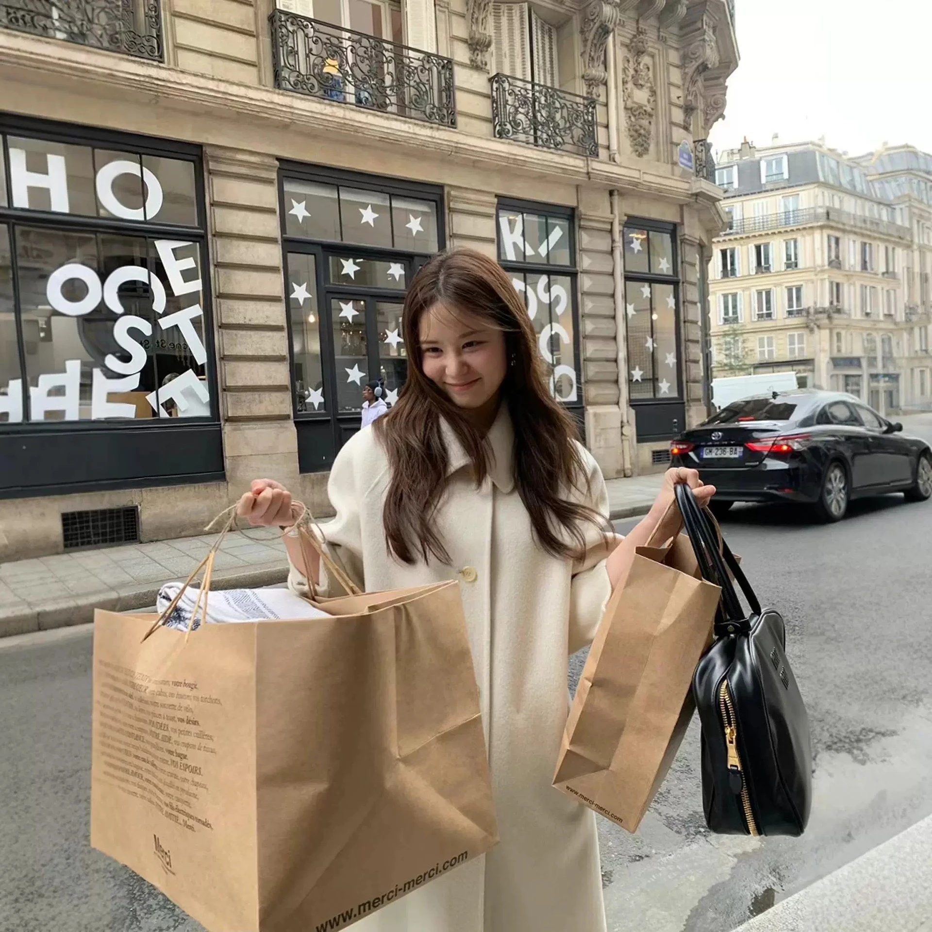 В наличии Южная Корея женское однобортное пальто Dongdaemun 2024 осень и зима