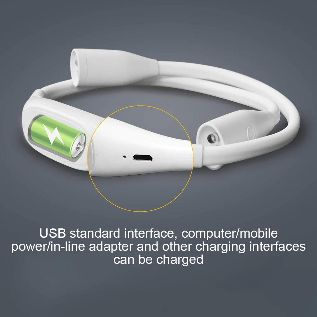 

Lamp 4LED Handsfree Neck Reading Light Stepless Lighting White Type 2