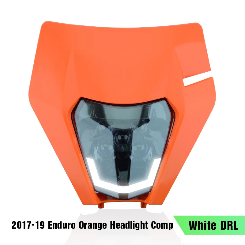 

Мотоциклетная фара PowerZone, головной светильник, супермото обтекатель для KTM EXC SXF MX, велосипед для грязи, эндуро, фара