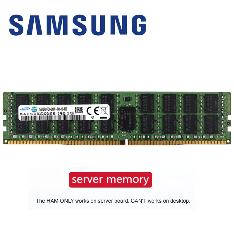 Оперативная память Samsung reg ecc ddr4 8 ГБ 4 16 PC4 2133 МГц 2400 2666 2400T 2133P в ECC REG - Цена: 7342.41