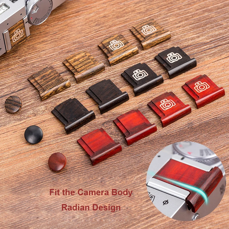 Защитная крышка для камеры с деревянной поверхностью, кнопка спуска затвора для Fujifilm Fuji X100V XT4 X-Pro2 XT20 XT30 XT3 XE3