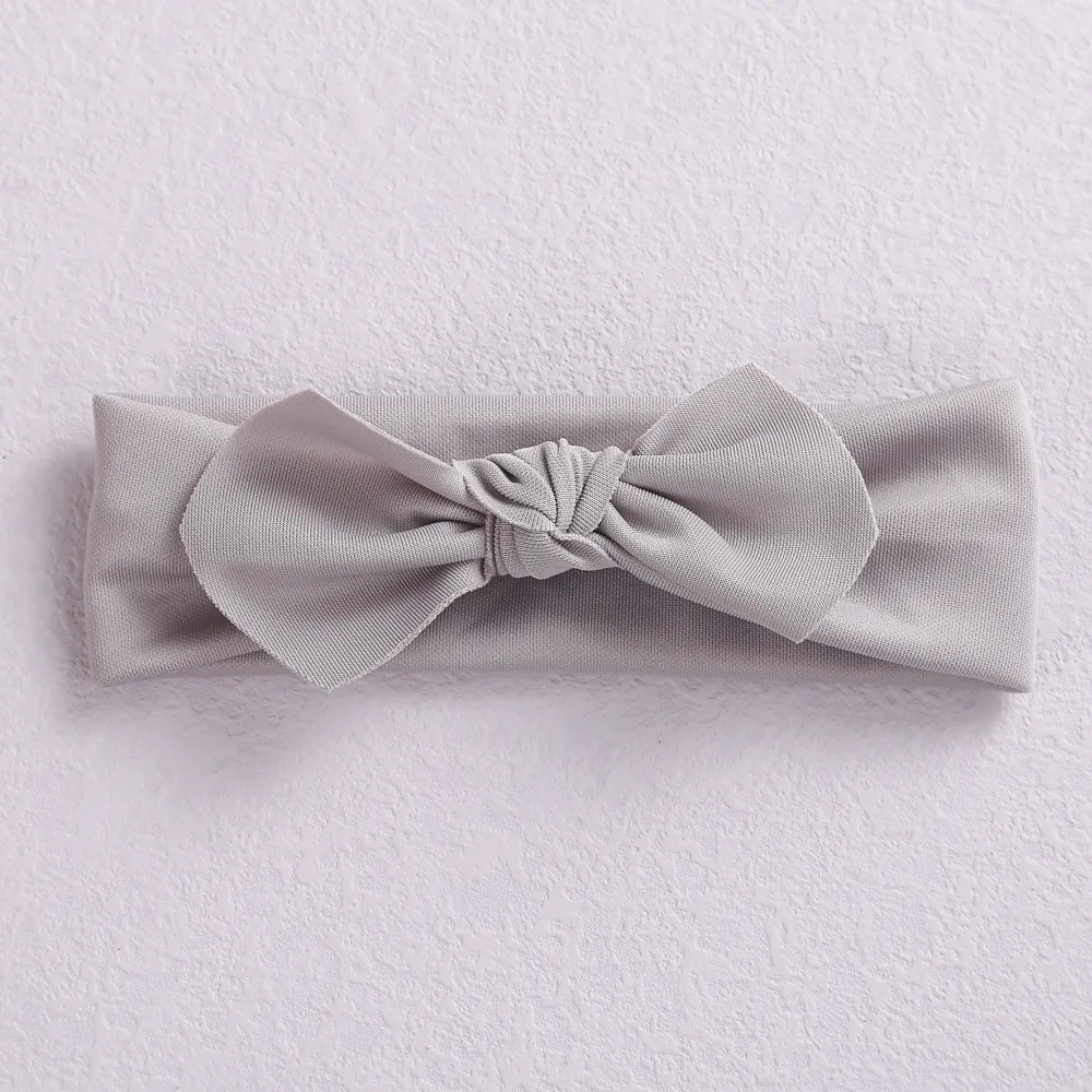 Повязка на голову с бантом и ушками в виде кролика для маленьких девочек