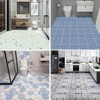 3mbathroom kitchen floor stickers waterproof self adhesive wallpapers floor non slip looring vinyl pvc thick and wear resistant