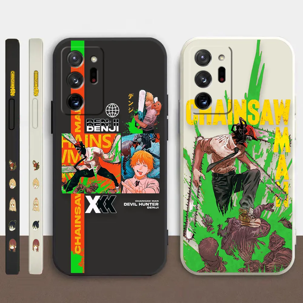 

Case For Samsung A50 A30 A10 A14 Note 20 10 9 M32 M22 M12 M32 A50S A20 Pro Plus Lite Ultra 4G 5G Case Anime Chainsaw Man