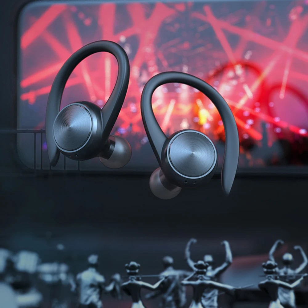 Новинка TWS R200 Bluetooth-наушники Беспроводные стереонаушники Спортивные наушники с