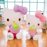 new sanrio hello kitty kawaii plush toys doll fruit series hello kitty stuffed plush doll cute children toys girl birthday gift