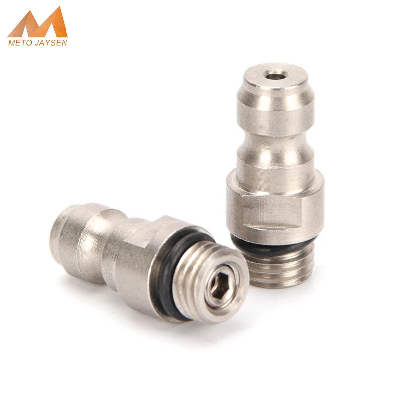

M8 Male Plug Adapter Fittings Quick Coupler PCP Paintball Pneumatic 8MM Filling Head For Air Refilling Stainless Steel 2pcs/set