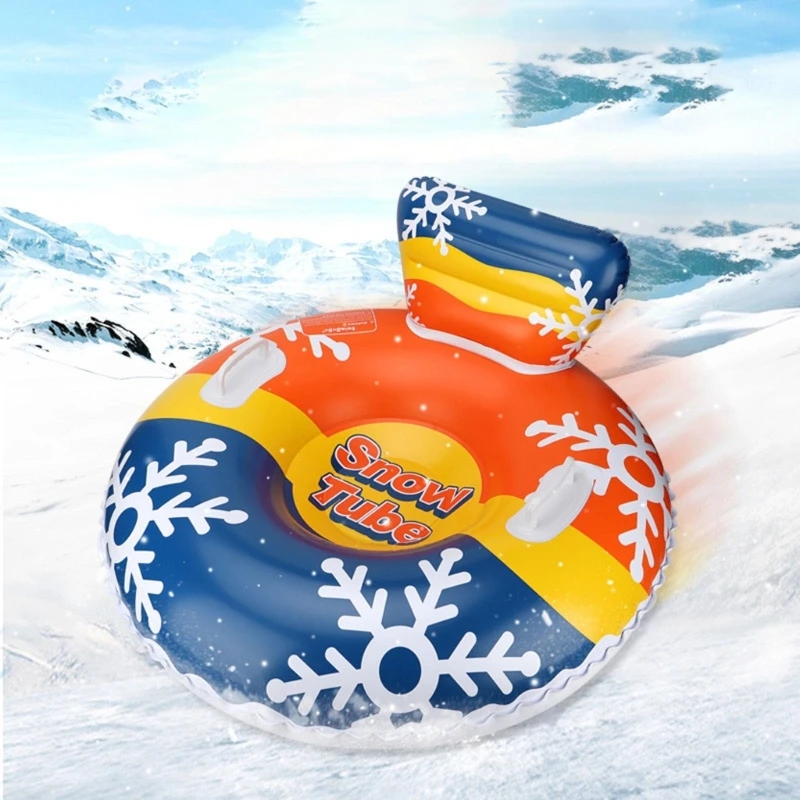 

85WA Pvc Inflatable Skiing Ring Winter Outdoor Floated Snow Sled Tire Tube Ski Circle