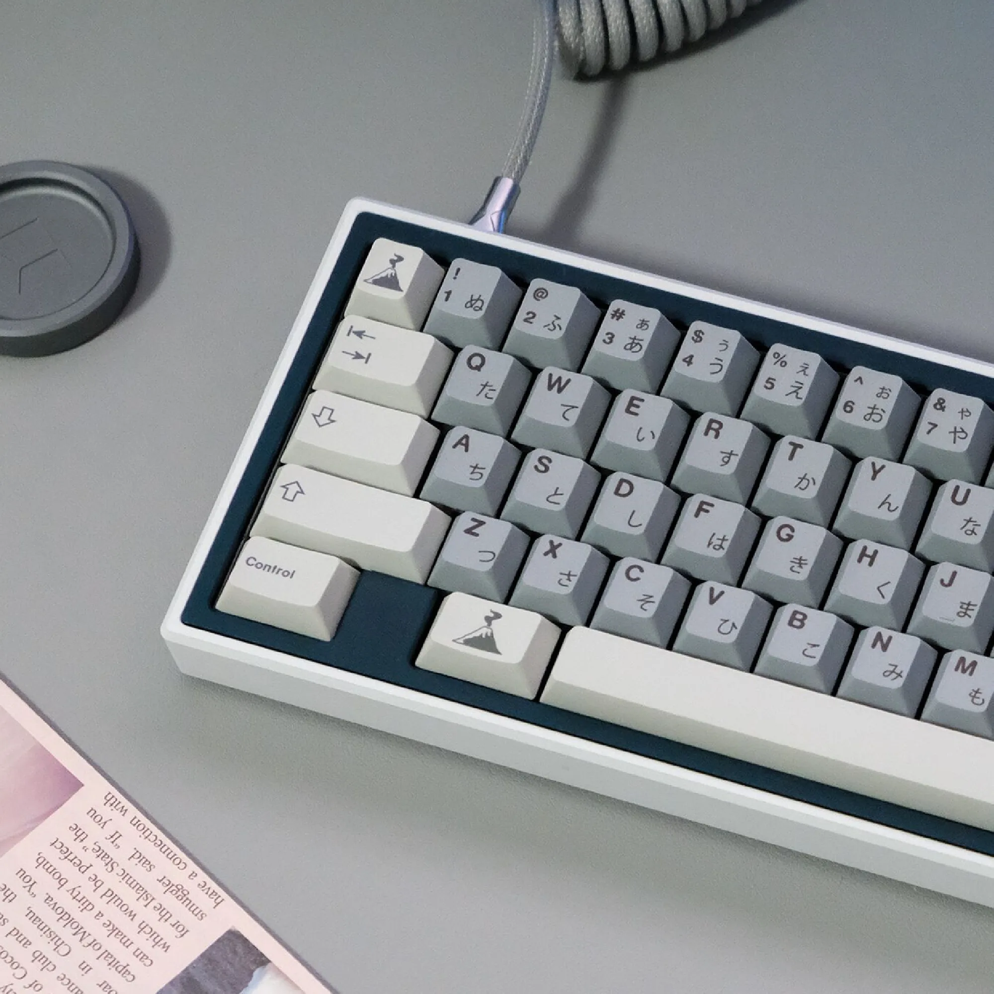 

GMK 160 Key/Sleeve Volcanic Ash Keycap PBT Dye Subbed Cherry Profile Keycap With ISO Input For MX Switch 60% 80% 100% Layout