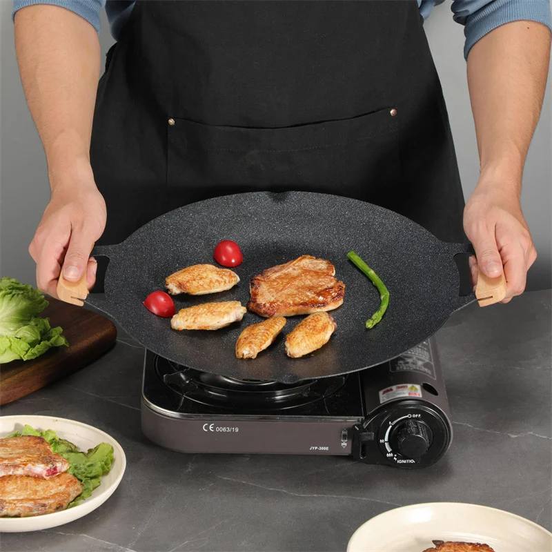 2 шт. портативная деревянная ручка для сковороды кухонной посуды изолированные