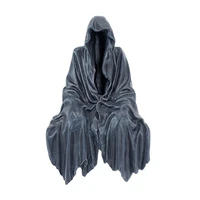 grim reaper statue lord of the mysteries sculpture black robe nightcrawler gothic thriller statue resin ornament home decoration