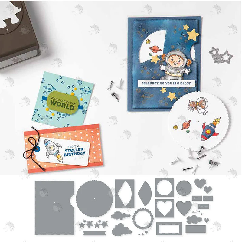 

Rotating Metal Cutting Dies Scrapbook Diary Decoration Embossing Cut Dies Template Diy Greeting Card Handmade