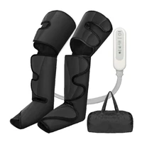 air compression leg massager circulatory system wraps foot muscles relaxes swelling cramps relieves pain masajeador de pies spa