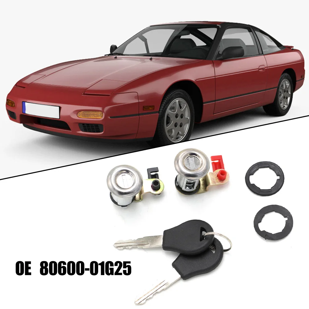 

Набор ключей для дверного замка 1984-1998, 2 шт., 80600-01G25, замок зажигания автомобиля, запчасти для интерьера, переключатели, автомобильные аксессуары