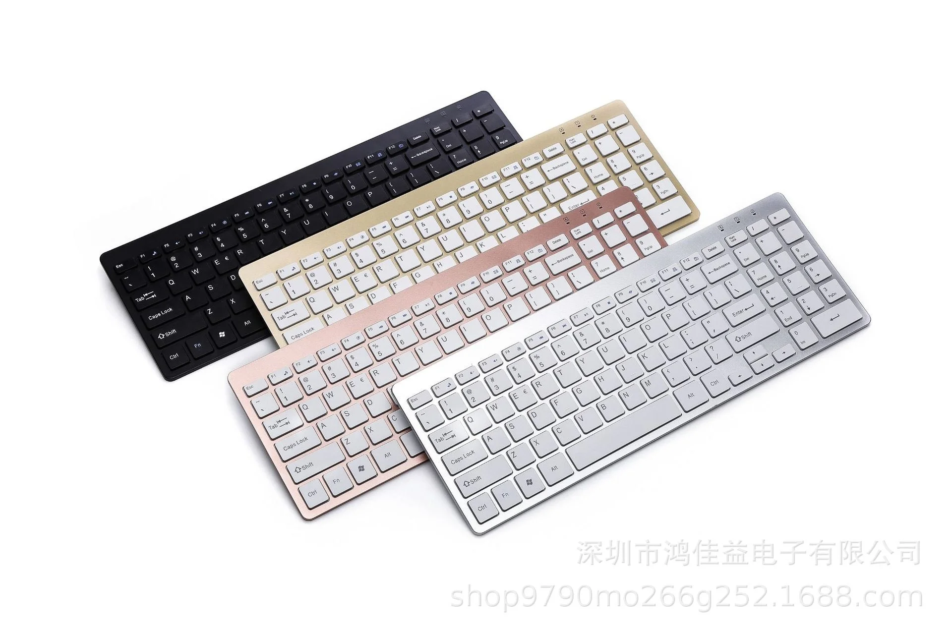 

Wireless Slim keyboard German English French Spanish Italian Bluetooth Keyboard for Mac IOS