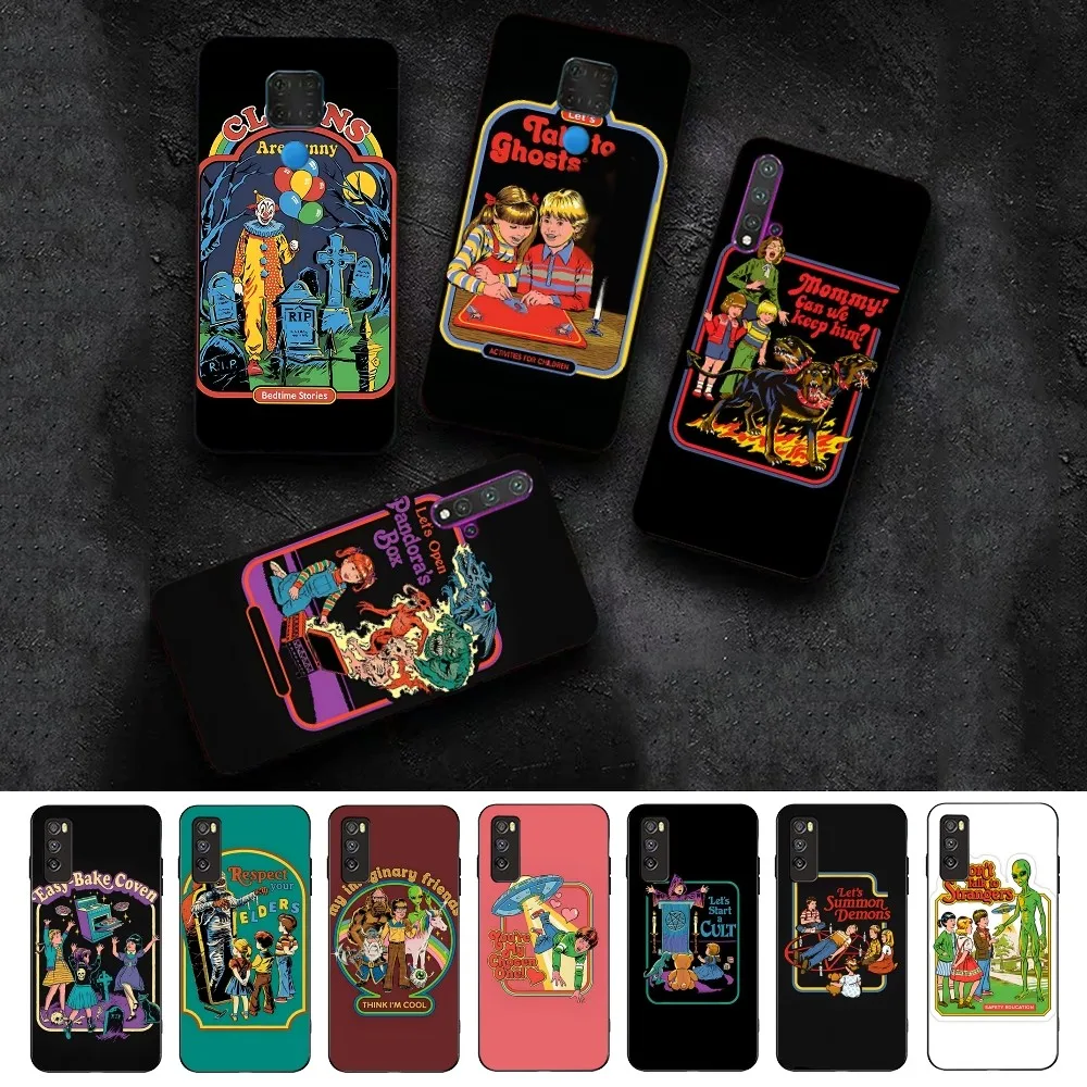 

Halloween Satan Vintage Let's Summon Phone Case For Huawei Mate 10 20 30 40 50 lite pro Nova 3 3i 5 6 SE 7 pro 7SE