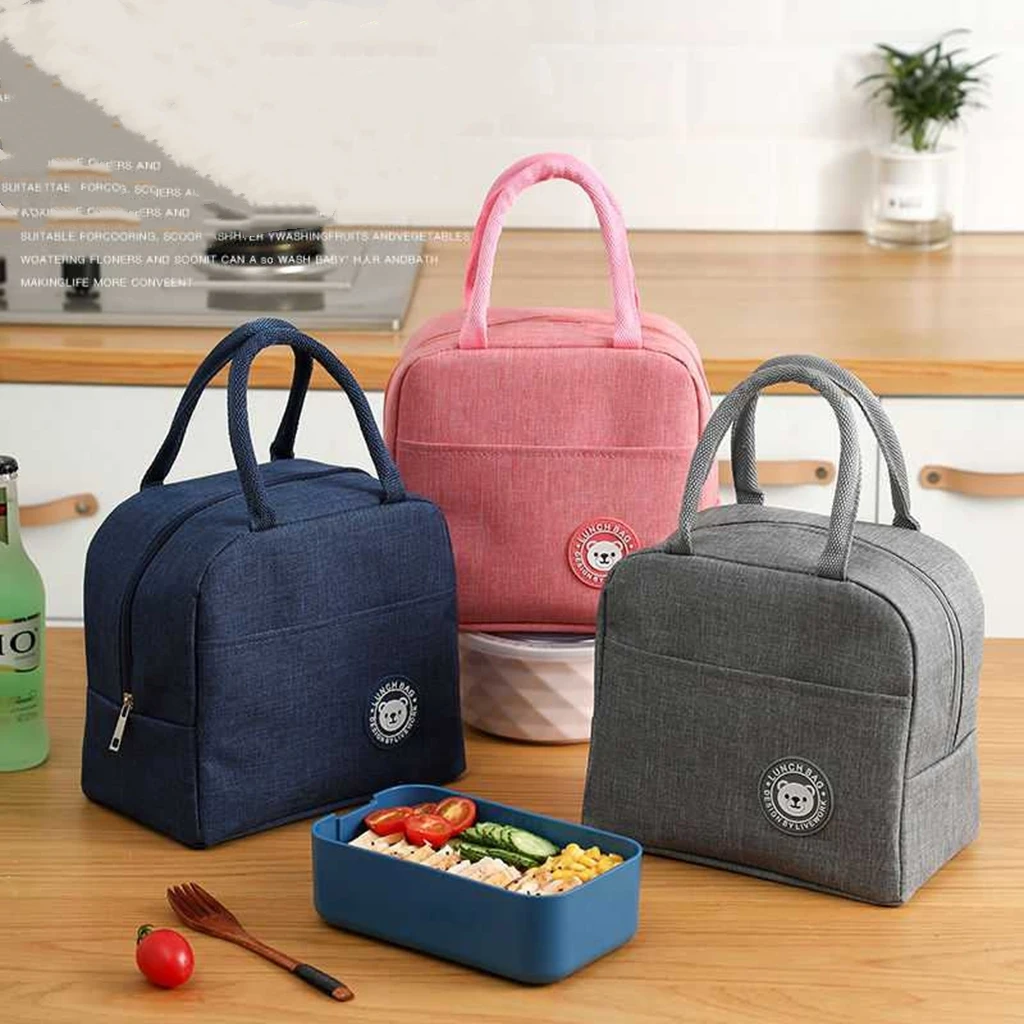 

Thickened thermal insulation lunch box, hand carried lunch bag, handbag