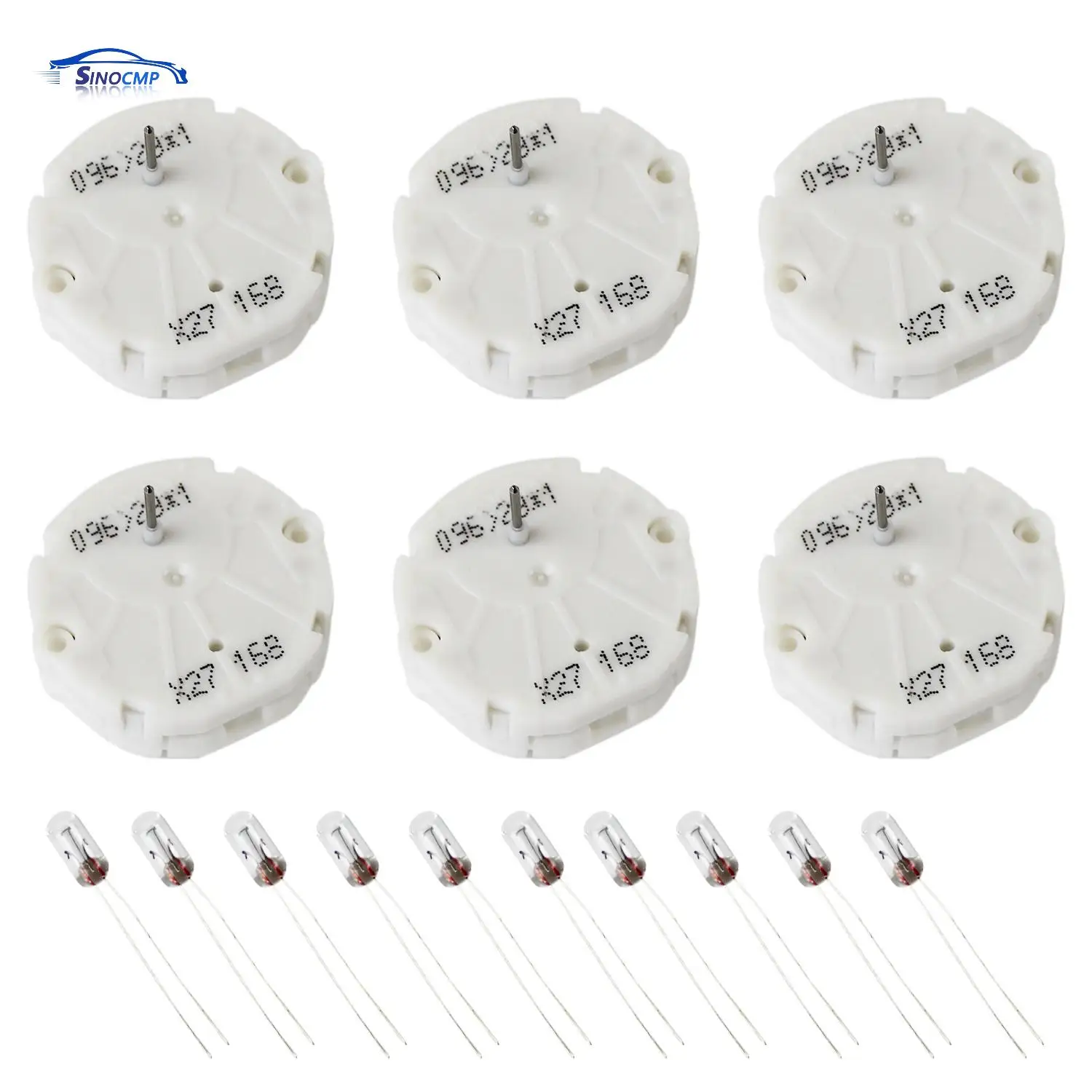 

6 комплектов шагового двигателя, комплект измерительного кластера с/10 4,7 мм, 100 мА, бонусные лампы спидометра, подходят для автомобилей GM и GMC, запасная часть автомобиля