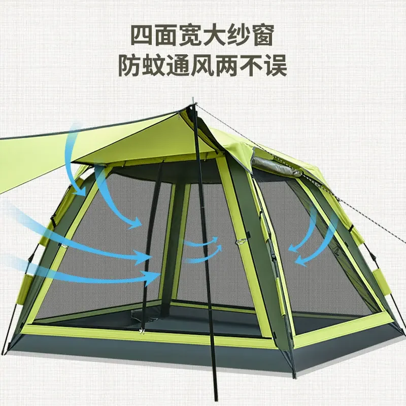 Палатка на 3-4 человек портативное складное автоматическое оборудование для
