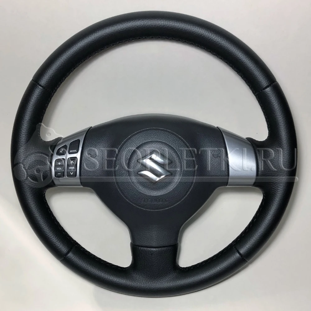 Оплетка на руль &quotSuzuki SX4&quot (Сузуки CX4) для резинового (полиуретанового) руля -