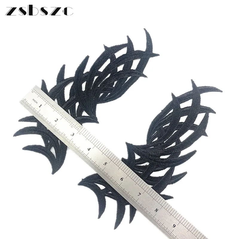 10 пар/20 шт. Кружевная аппликация с вышивкой