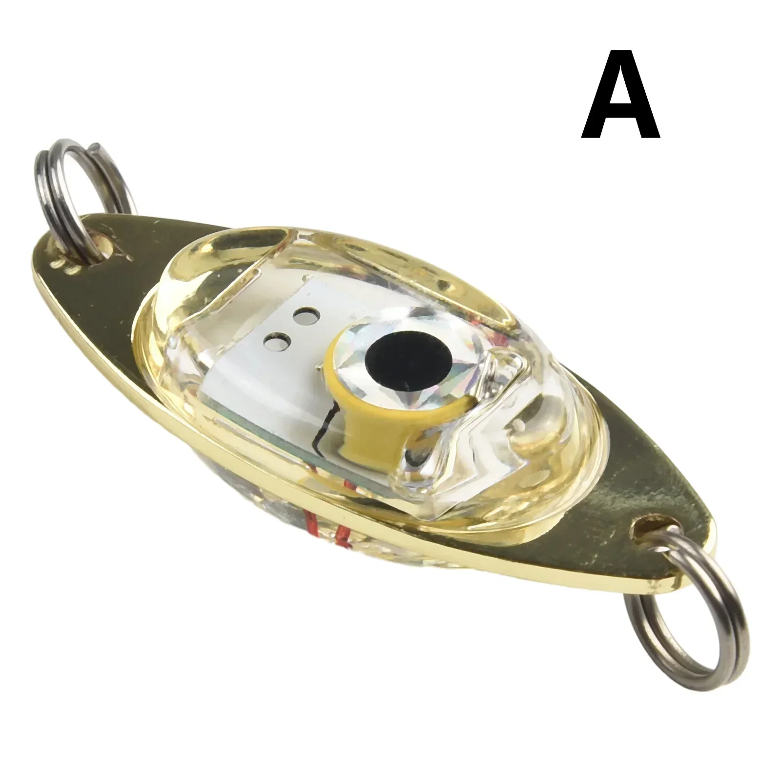 1 шт. миниатюрная рыболовная приманка с подсветкой/светодиодная в форме
