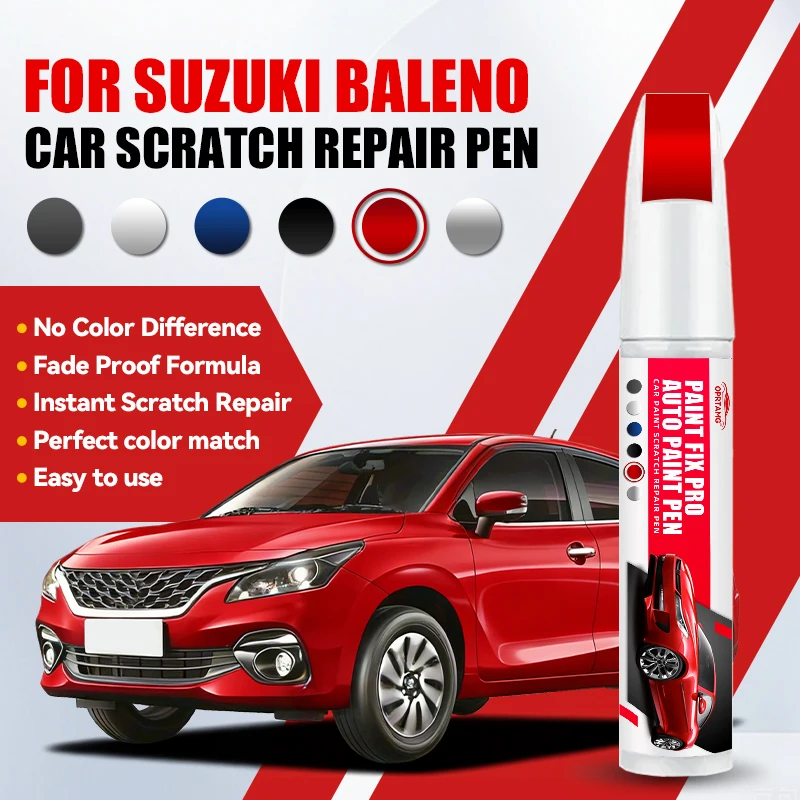 Фото Ручка-корректор для ремонта автомобильной краски Suzuki Baleno, средство для удаления царапин, аксессуары для ухода за автомобильной краской №1