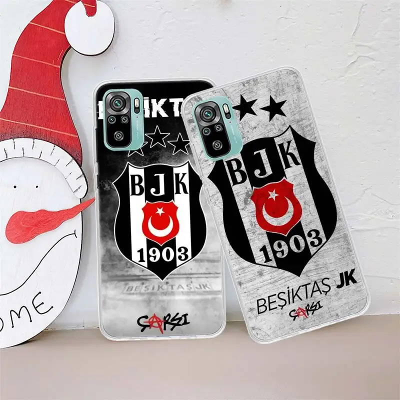 Модный чехол для телефона Besiktas BJK Redmi Note 14+ 13 Pro Plus 5G 12 12C 10 9 8 7 10A 10C 9A 9C 9T 8A 7A K60 K70 Cover Capa