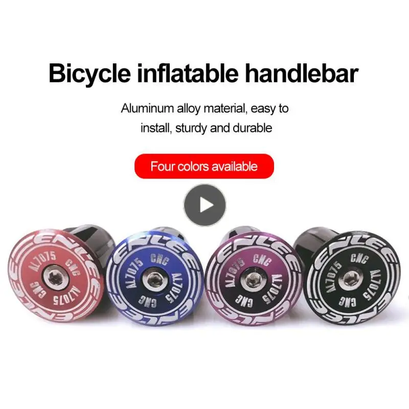 

Road Mountain Bike Bicycle Bar Plug End Cap Durable Lock Bar Plug Aluminum Alloy Bicycle Handle Bike Grip Handle Bar Lightweight