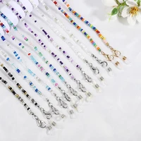 glass rice beads glasses mask hanging chain fashion beautiful popular easy to use convenient non slip necklace glasses chain
