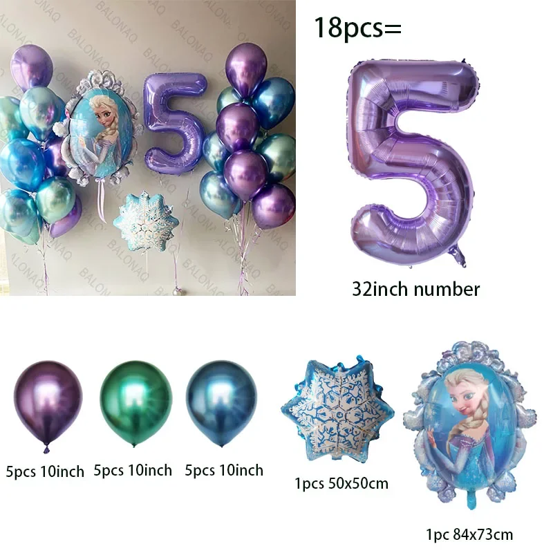 

Набор воздушных шаров Disney Frozen 18 шт.