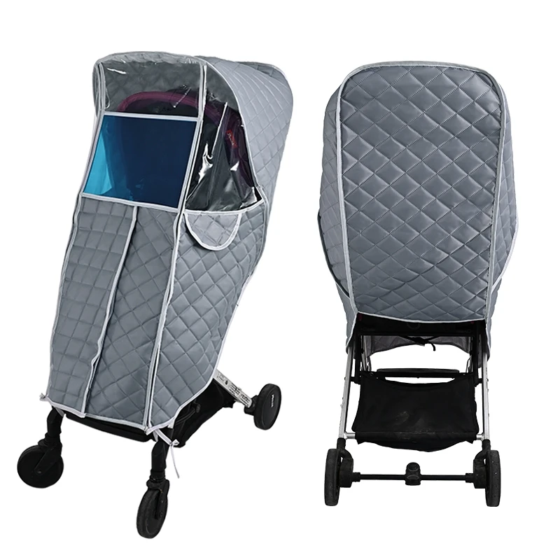 

Universal Stroller Rain Cover Winter Infant Trolley Umbrella Raincoat Warm Wind Dust Shield for Baby Stroller Accessories