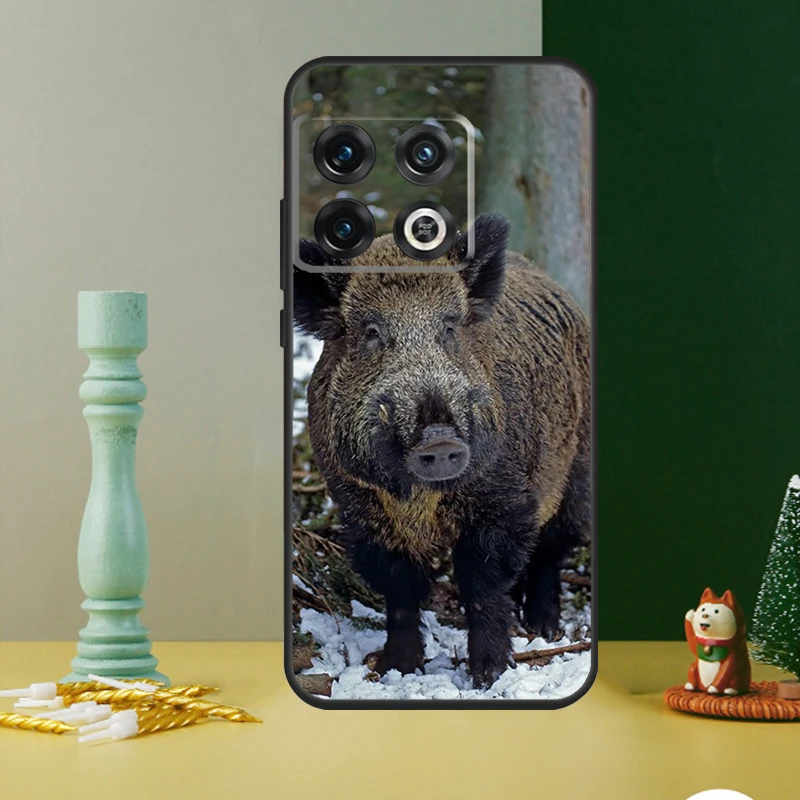 Чехол Animal Wild Boar для OnePlus Nord CE 4 2 3 Lite N20 N30 9 10 Pro 8T 9RT 10T 10R 12R 13R 11 12 13 Cover