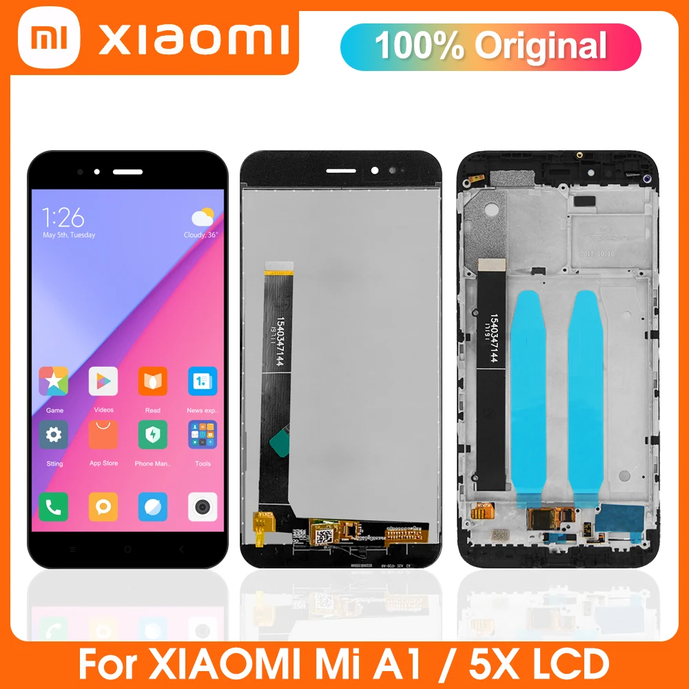 

Оригинальный экран для Xiaomi Mi A1 ЖК-дисплей сенсорный экран дигитайзер в сборе Замена для Mi 5X MiA1 Mi5X MDG2, MDI2