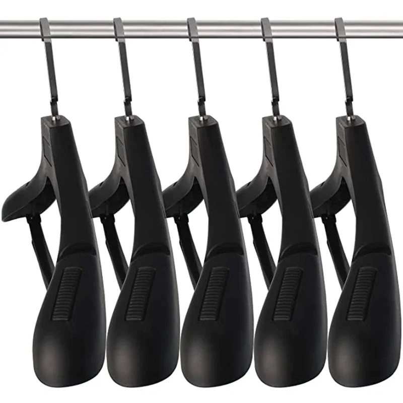 

10pcs Extra Wide Suit Hangers Notched Shoulders Swivel Hooks Clothes Hanger Racks Non-slip Men Clothing Display Hanger Organizer