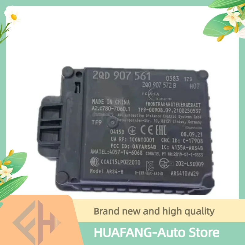 

Адаптивный датчик круиз-контроля ACC, радиолокационный датчик для VW Tiguan Q2 Kodiaq Crafter Polo 2Q0907561A 2Q0907561B 2Q0907561C