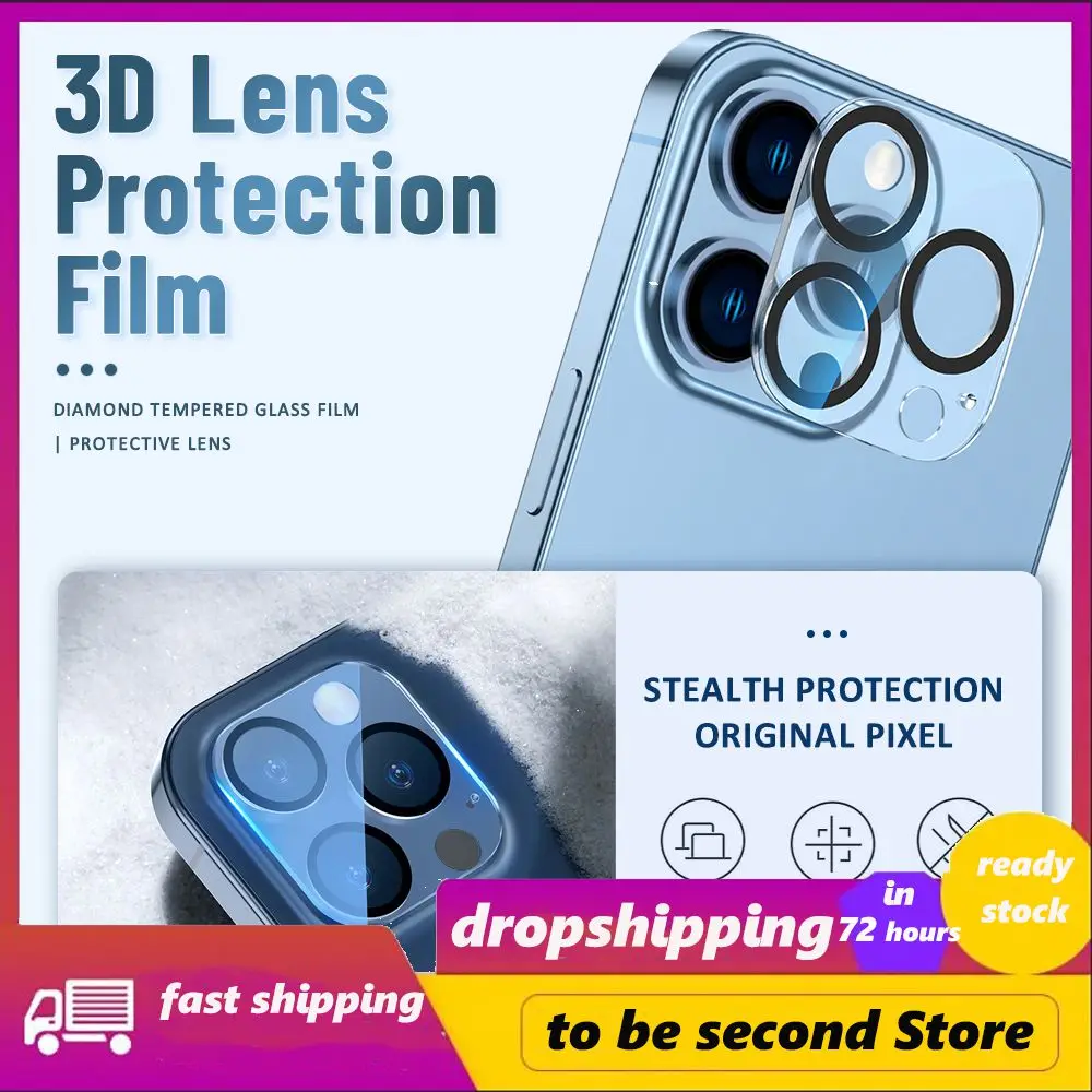 

Transparent Camera Glass Camera Lens Protector Full Cover Protective Tempered Glass Lens Full-frame Screen Protector