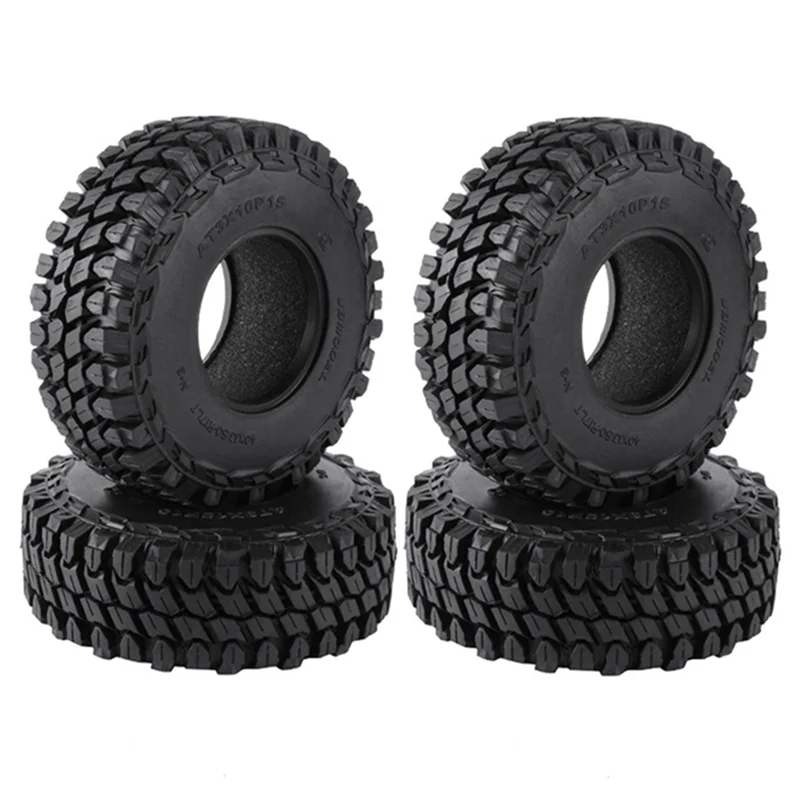 

4 шт. 110 мм 1,9 резиновые шины для 1/10 RC Crawler Car Traxxas TRX4 RC4WD D90 Axial SCX10 II III Redcat MST