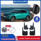 Брызговики для Volkswagen VW TCross Taigun C11 2018  2022 2019 2020 2021 крыло брызговиков Flares, брызговики, крышка, грязевая защита для автомобиля T Cross