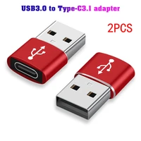 2pcs charger adapter for iphone 13 12 pro max usb type c adapter type c usb c converter for iphone 11 pro laptop type c cables
