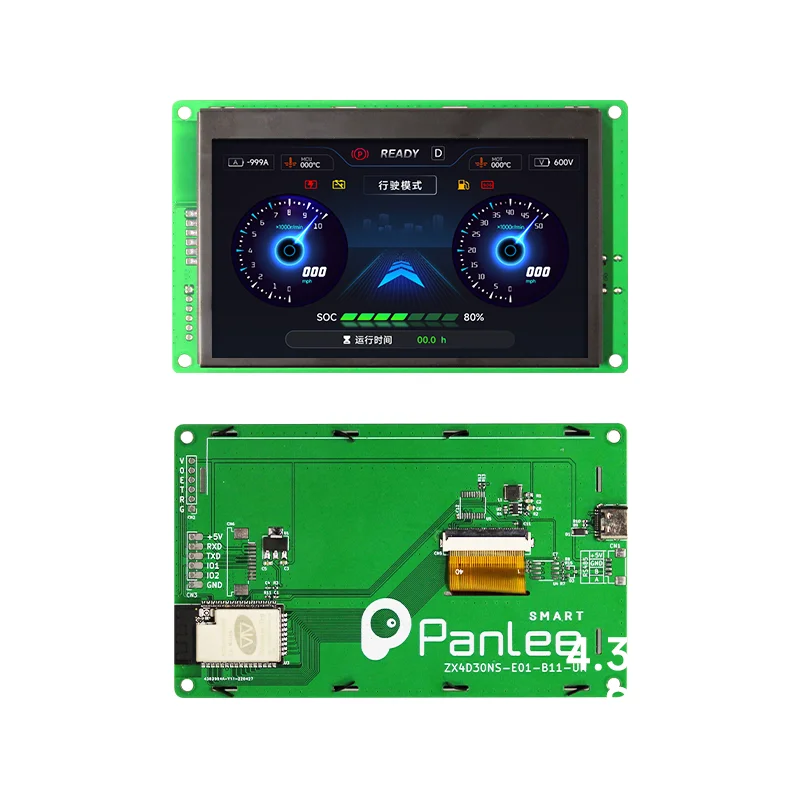 

WT32 ESP32 S3 N16R8 development board with ZX4D3O 4.3 inch display screen Wireless connectivity with Wi-Fi and BLE ST7701 driver