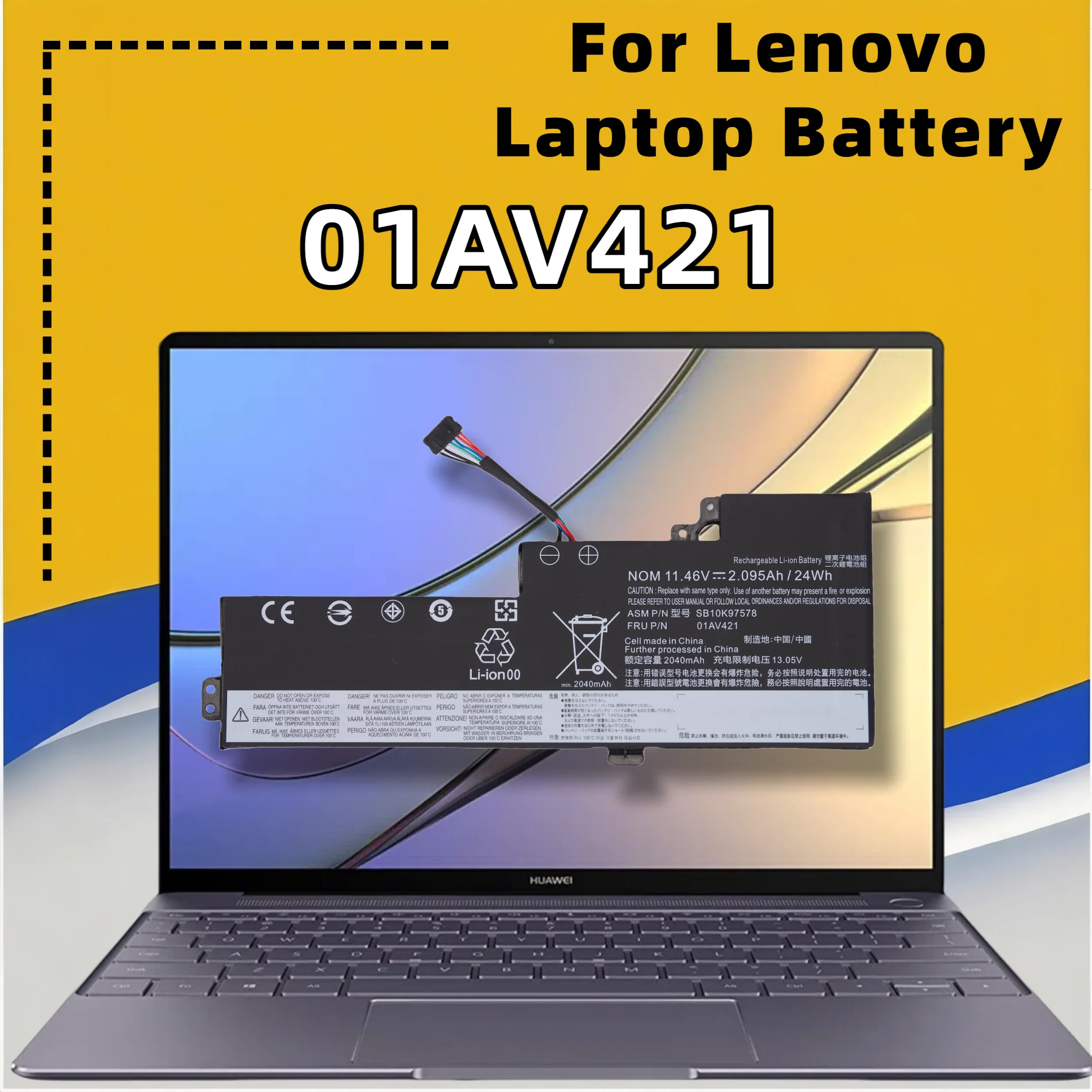 Фото Аккумулятор FRLESUI 01AV421 01AV420 для Lenovo ThinkPad T470 T480 A485 TP25 01AV419 01AV489 SB10K97576 SB10K97578 01AV425 01AV427 №1