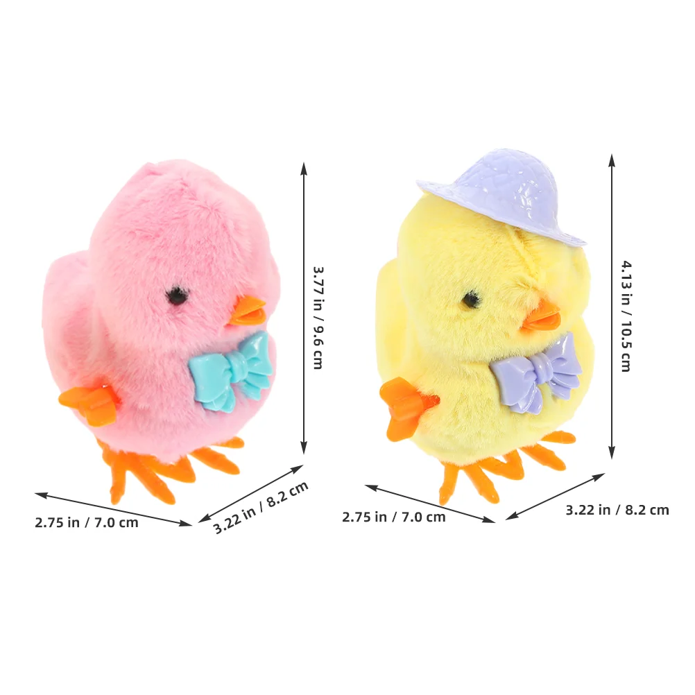 6 шт. заводная курица пасхальная корзина наполнитель заводные игрушки для детей