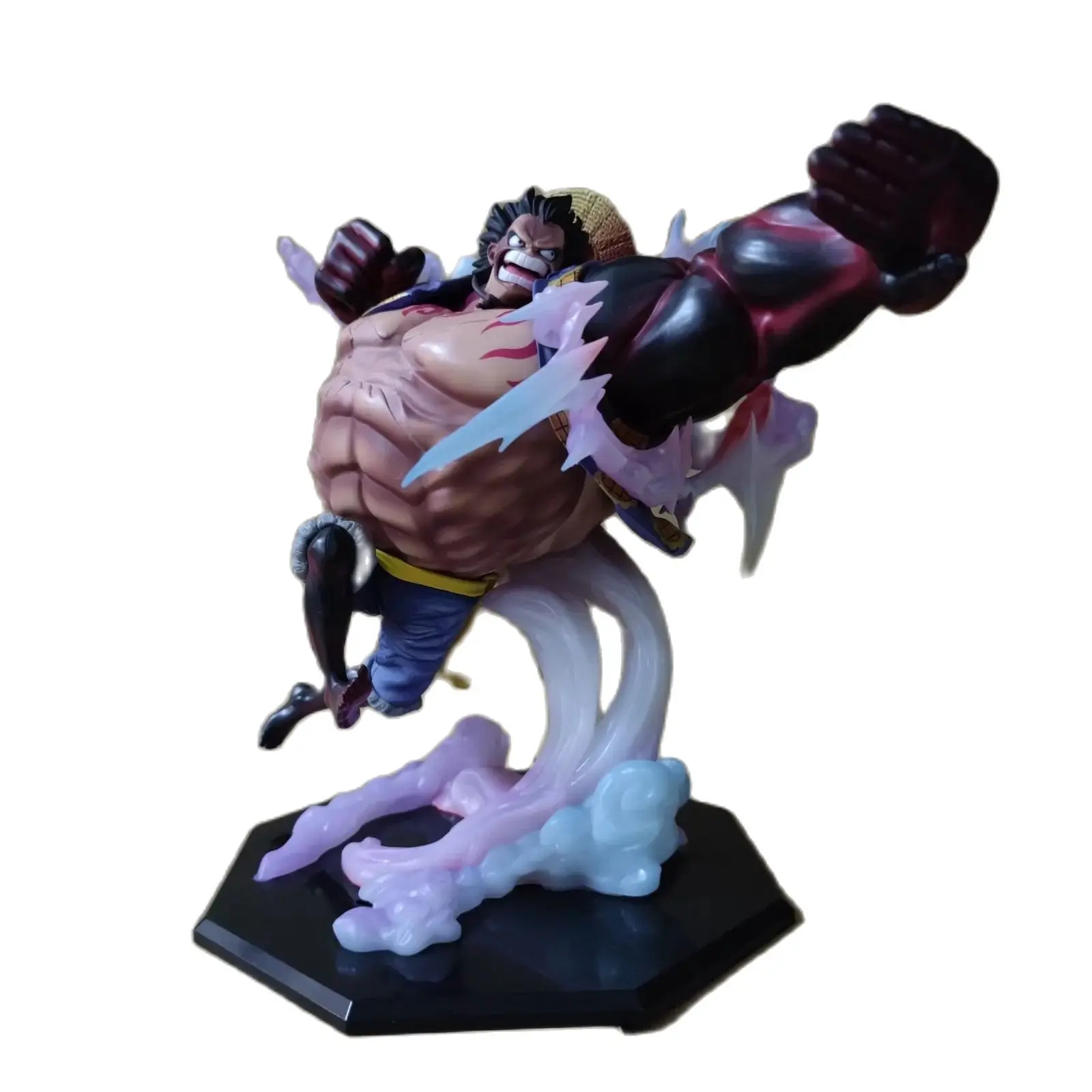 

Anime One Piece The Bound Man Luffy GEAR Fourth Battle Ver. GK PVC Action Figure Statue Collection Model Kids Toys Doll Gifts