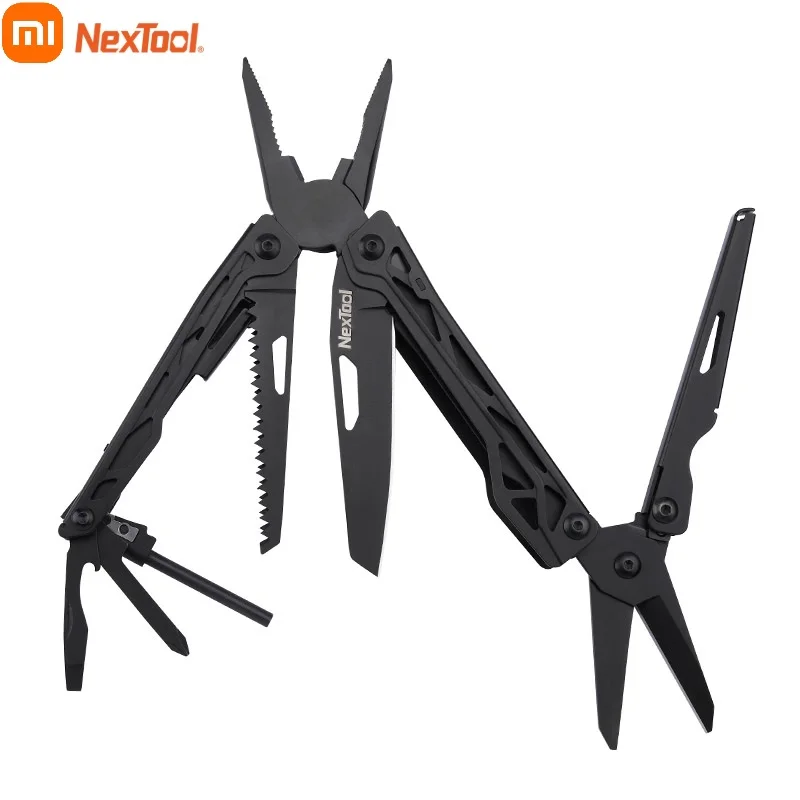 

XIAOMI Mijia 10 In1 Tools Multifunctional Tools Blade Folding Pliers Camping Hiking Cycling Portable Scissors Opener Nextool