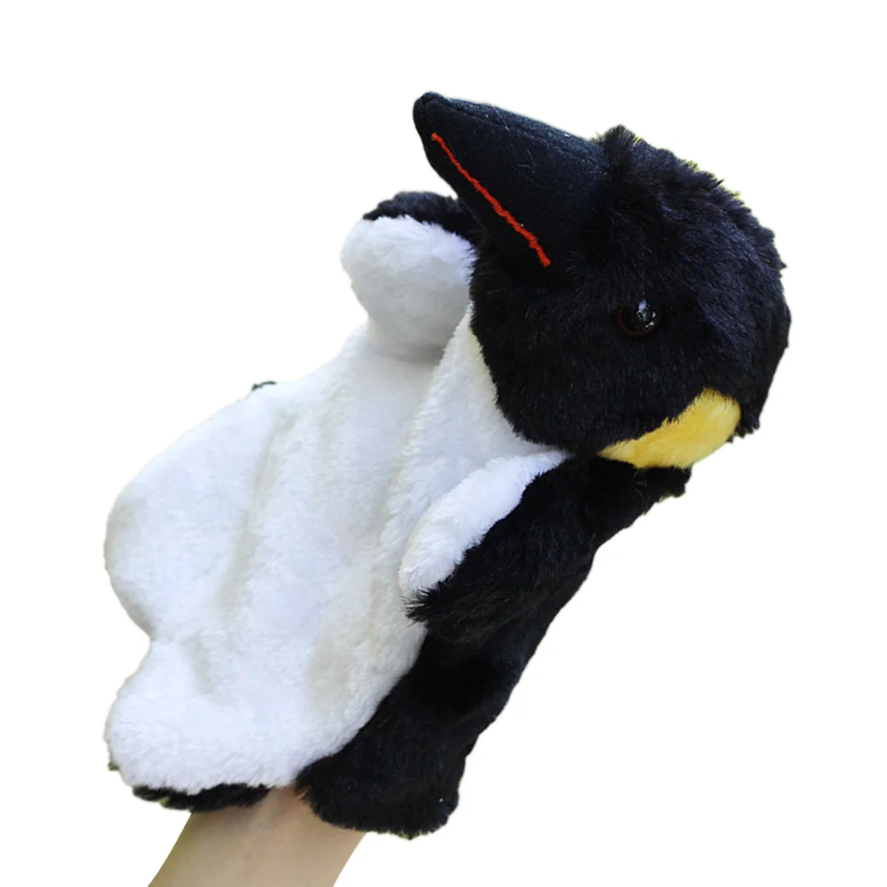 

1PC Penguin Hand Puppet Cartoon Penguin Hand Puppet Toy for Child Staff