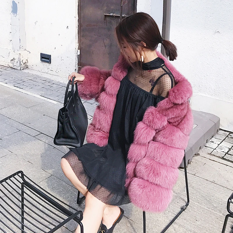 2022 Winter Faux Fur Women's Coat Fashion Streetwear Teddy Coat Jacket Thicken Warm Faux Fur Outerwear Female Fur Fluffy Jackets