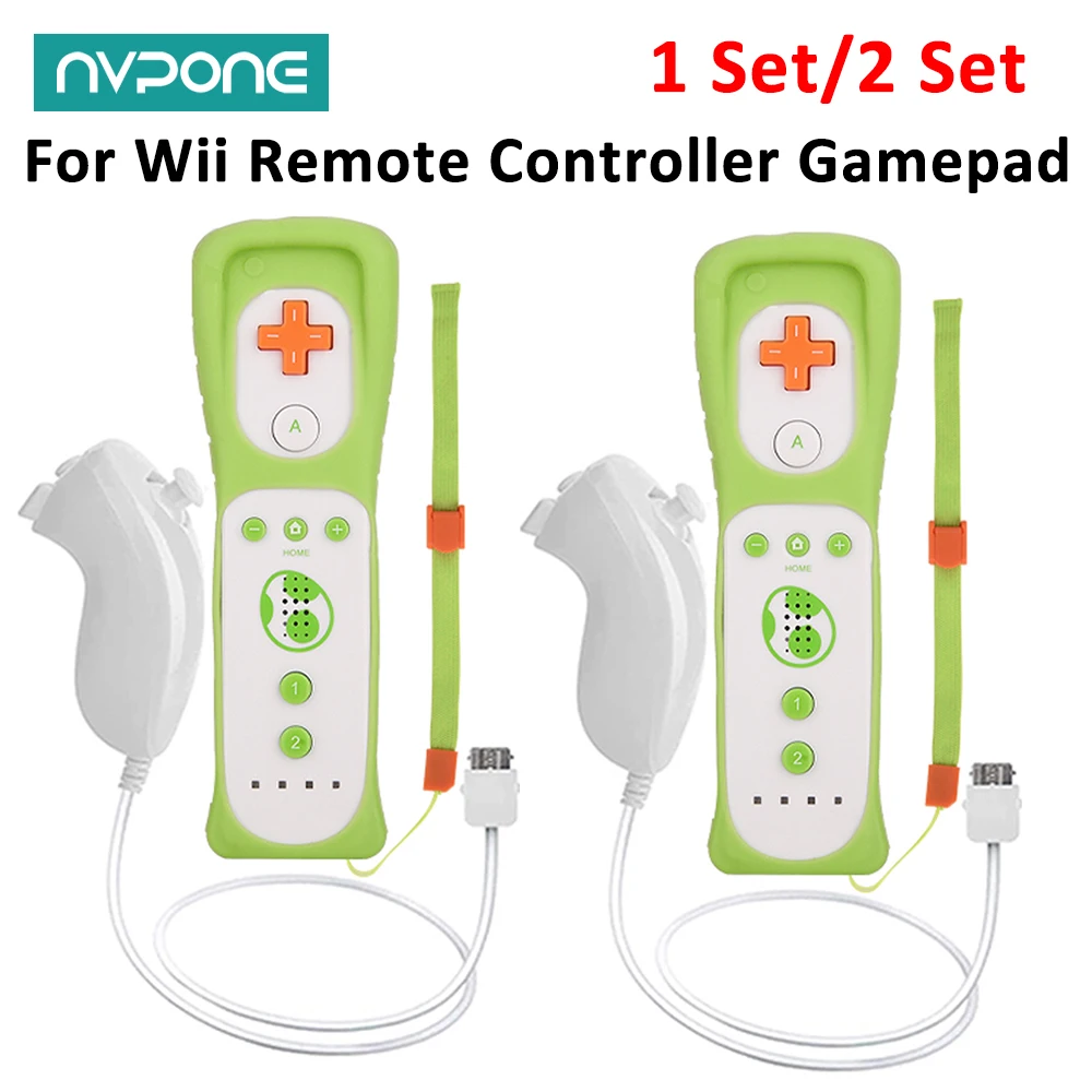 

1pcs/2pcs Controller for Wii Remote Controller Gamepad Built-in Motion Plus Control For Wii/Wii U Console Wireless Game pad