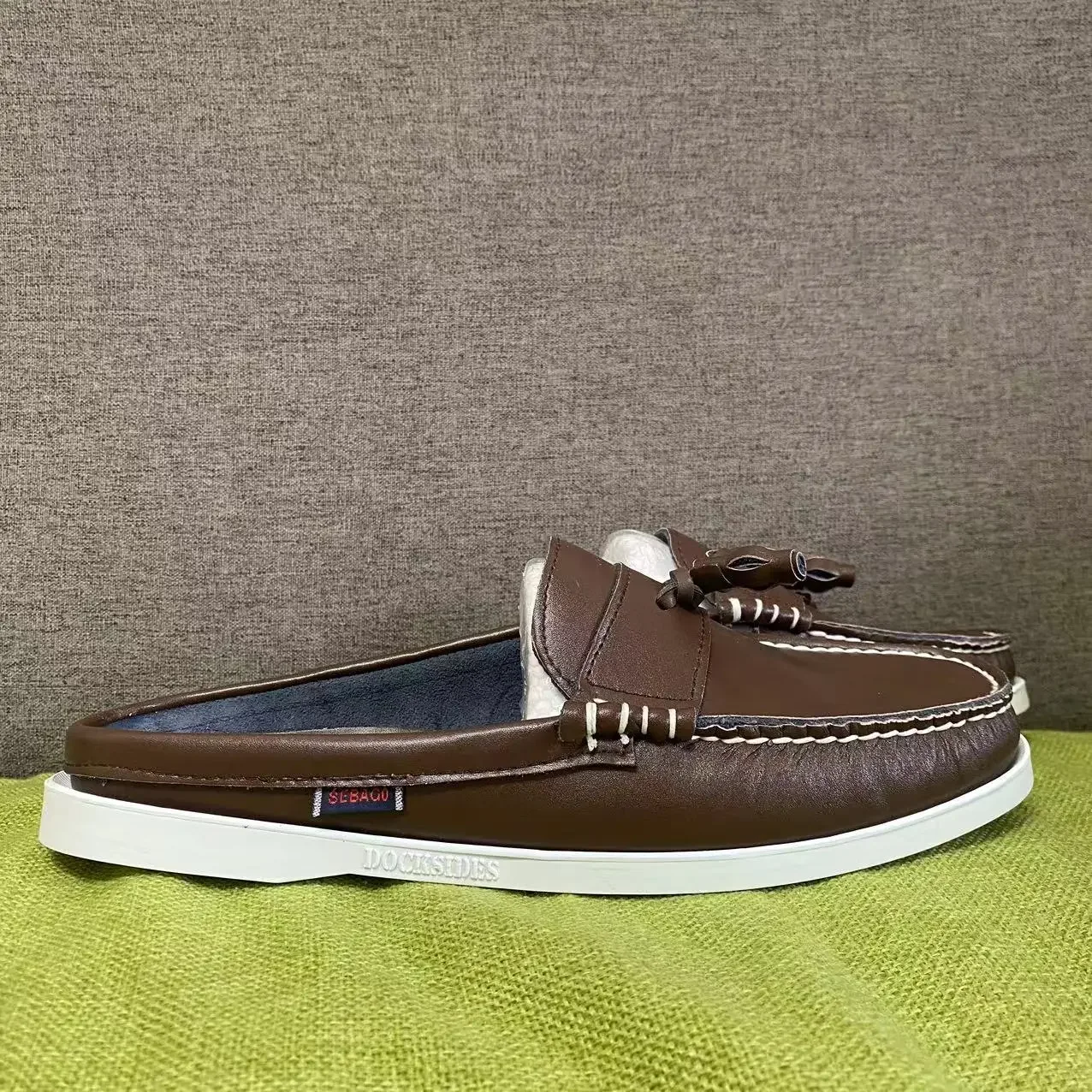 Мужская обувь Homme Authentic Sebago Docksides — кожаные топсайдеры премиум-класса со